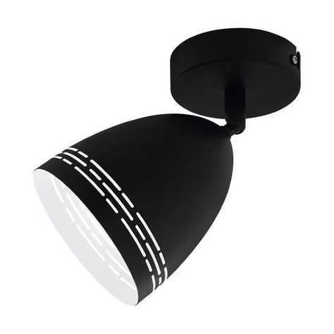  LAMPARA FOCO SABATELLA ACERO NEGRO  DM120 1X28W COD.98167-0