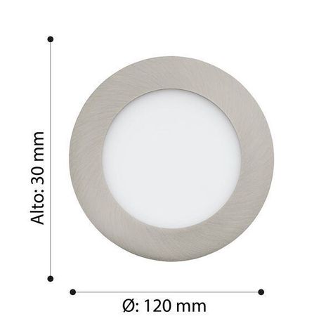Foco Embutido Metal Fueva Led  Dm12Cm Neutral 7W 700Lm IP20-2