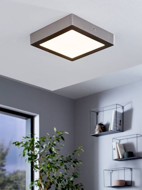 FUEVA 1 PANEL SP NIQUEL LC 225X225 16 47W LED 1700lm-2
