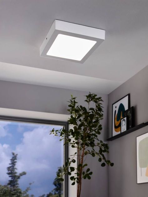 Foco Sobrepuesto Fueva 1 Blanco Led 18W cod.94078-1