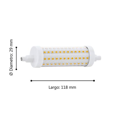 Ampolleta R7S 12W Blanca Cálida 1521lm COD.11833-2