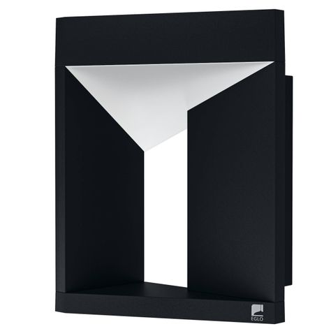 Apliqué Nembro Aluminio Negro LED IP54 10W cod.98748-0