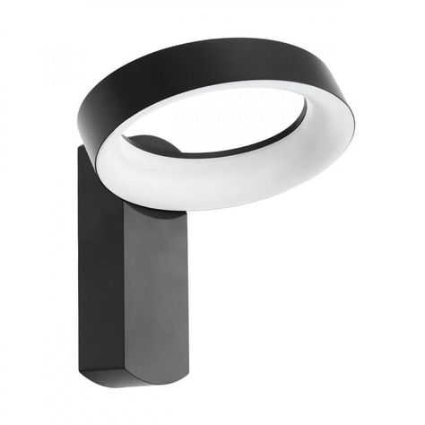 Lámpara Aplique Exterior Pernate Aluminio Antracita 11W IP44 11w Cod.97307-0