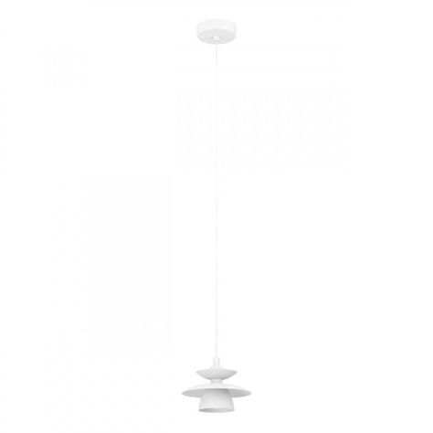 Lámpara Colgante Albares Acero Blanco E14 1X25W IP20 Cod900974-0