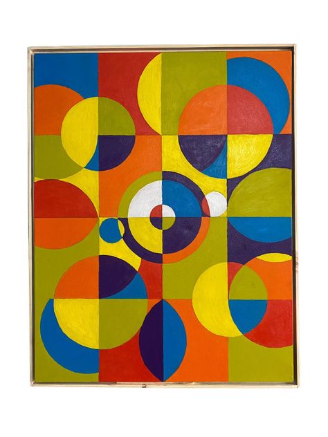 Cuadro decorativo de estilo arte cinético II 90x70-0