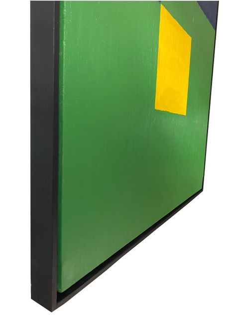 Cuadro decorativo verde 90x70-1