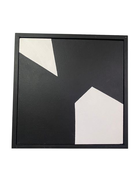 Cuadro decorativo, tríptico blanco y negro-1