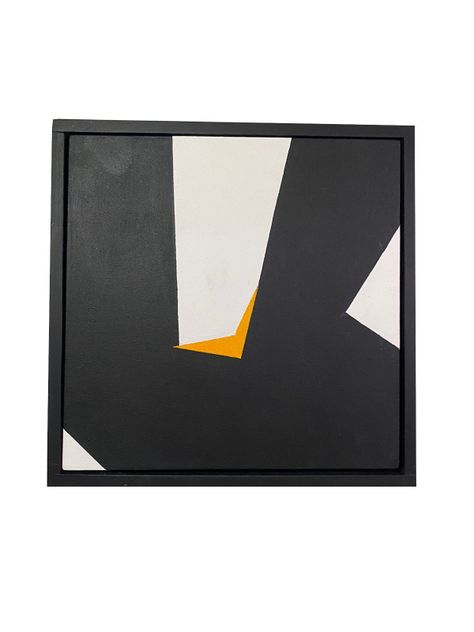 Cuadro decorativo, tríptico blanco y negro-2