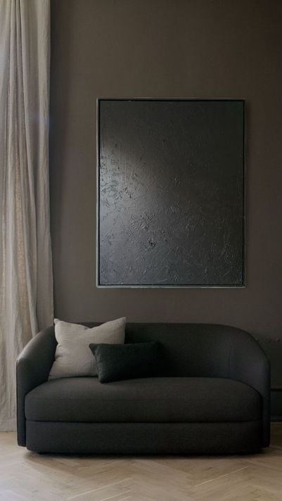 Cuadro decorativo textura Negro 90x70-6