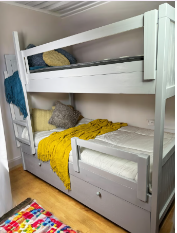 Camarote Flobal 1,5 Plazas + Cama Nido Auxiliar 100% Madera-0