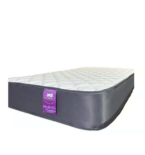 Colchón 1,5 Plazas Simple Resorte 105x190x23cm Flobal-0