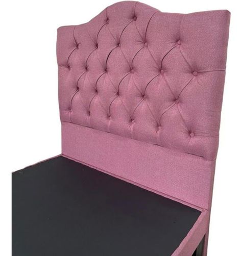 Cama 1 Plaza Ovalada Incluye Base y Respaldo Rosa Lino Flobal-1