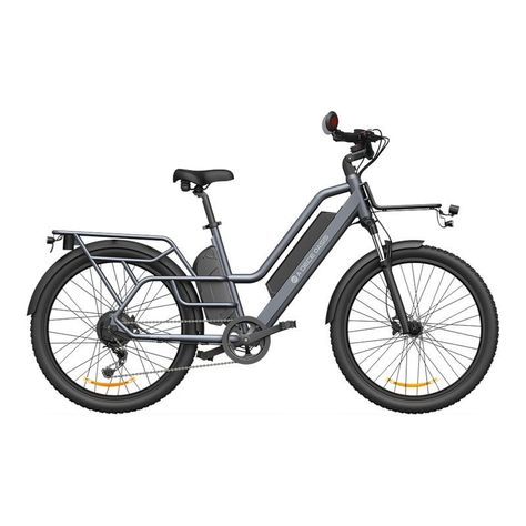 Bicicleta Eléctrica ADO O260T Delivery Gris-0