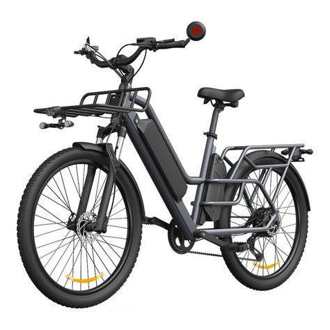 Bicicleta Eléctrica ADO O260T Delivery Gris-3