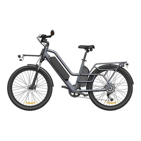 Bicicleta Eléctrica ADO O260T Delivery Gris-4