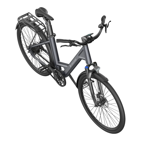Bicicleta Eléctrica ADO A28 Air Gris-2