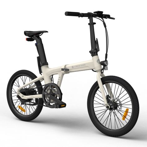 Bicicleta Eléctrica ADO A20 AIR Crema-1