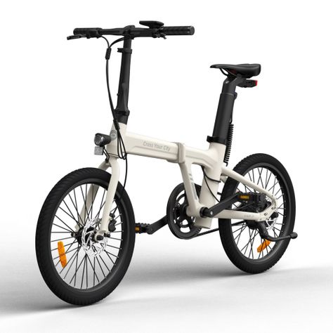 Bicicleta Eléctrica ADO A20 AIR Crema-2