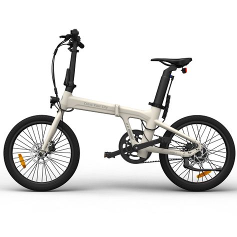 Bicicleta Eléctrica ADO A20 AIR Crema-3