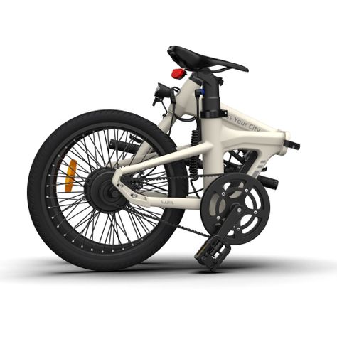 Bicicleta Eléctrica ADO A20 AIR Crema-5