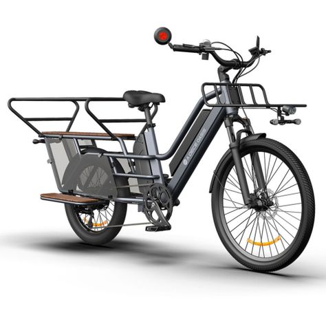 Bicicleta Eléctrica ADO O261T Gris-0