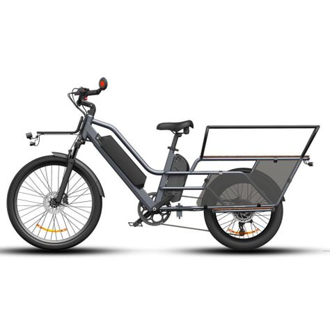 Bicicleta Eléctrica ADO O261T Gris-3