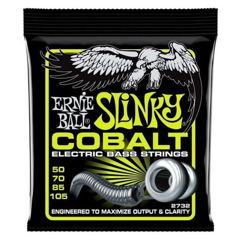 REGULAR SLINKY CCOBALT ELEC BASS STRINGS 50 105 P02732 ERNIE BALL -0