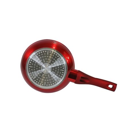 Sarten 30 cm  rojo base antihaderente Marmol -2