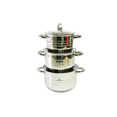 Baterias  linea Gourmet  6 piezas Acero Inoxc induccion-0