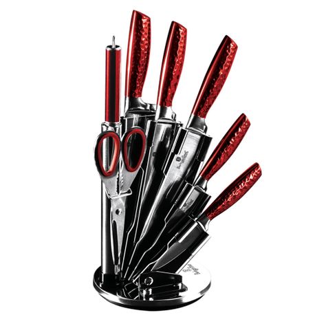 SET DE CUCHILLOS CON SOPORTE DE ACRILICO 8 PCS-0