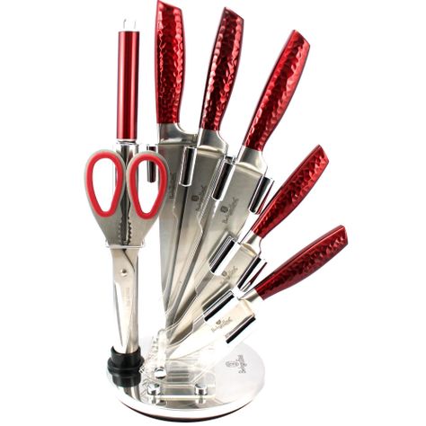 SET DE CUCHILLOS CON SOPORTE DE ACRILICO 8 PCS-2