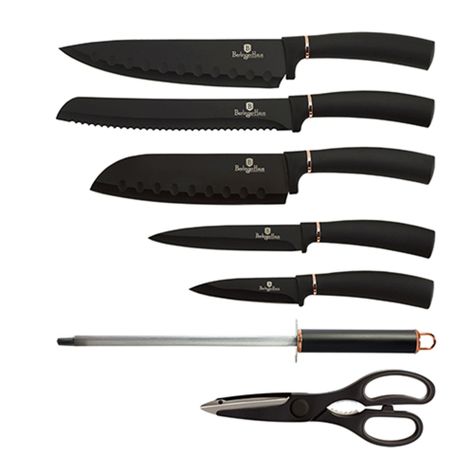 cuchillos 8 pcs  + organizador de cuchillos-1