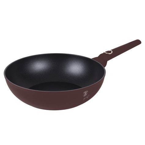 WOK CON TAPA 28 CM LEONARDO COLLECTION ANTIADHERENTE  -0