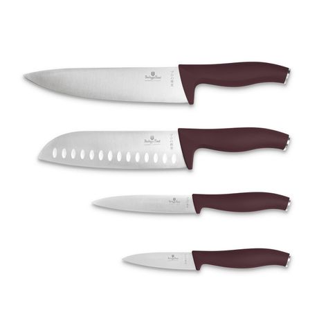 SET DE CUCHILLOS 4 PZS ACERO INOXIDABLE-1