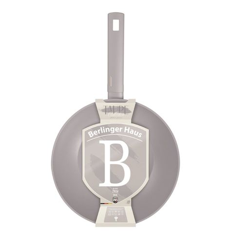 WOK 28 CM TAUPE COLLECTION ANTIADHERENTE  3,2 LTS-1