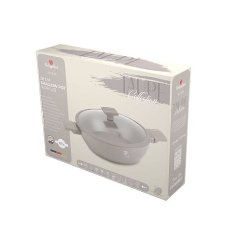 OLLA CON TAPA 2 PZS 28 CM TAUPE COLLECTION ANTIADHERENTE-1