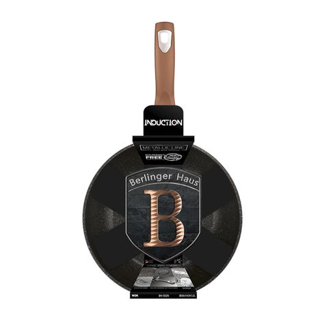 WOK 28 CM METALLIC LINE ROSE GOLDEN EDITION ANTIADHERENTE  3,2 LTS-1