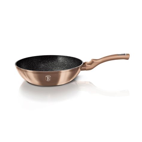 WOK 28 CM METALLIC LINE ROSE GOLDEN EDITION ANTIADHERENTE  3,2 LTS-2