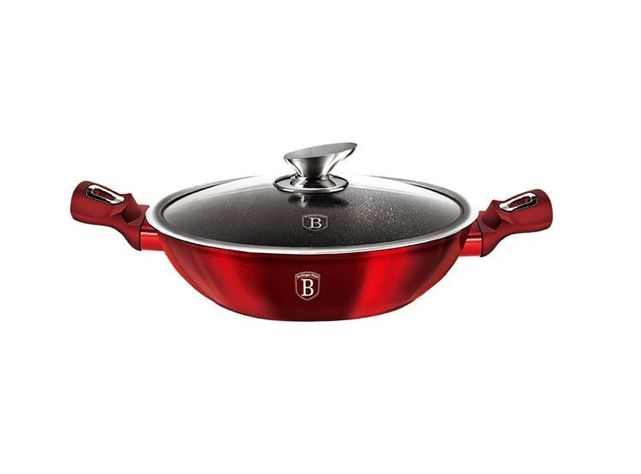 Wok con Tapa 30 cm  Full Induccion  con Tapa -0