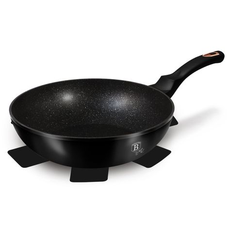 WOK 30 CM BLACK ROSE COLLECTION ANTIADHERENTE 3,2 LTS-1