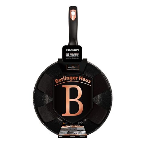 WOK 30 CM BLACK ROSE COLLECTION ANTIADHERENTE 3,2 LTS-2