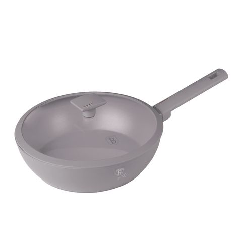 WOK CON TAPA 28 CM TAUPE COLLECTION ANTIADHERENTE  3,2 LTS-0