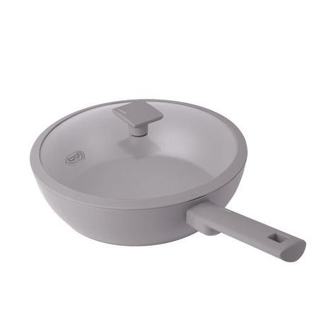 WOK CON TAPA 28 CM TAUPE COLLECTION ANTIADHERENTE  3,2 LTS-3