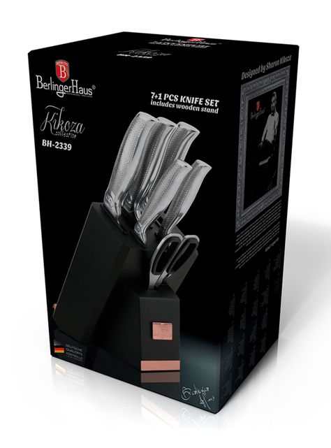 CUCHILLOS  CHET PROFESIONAL 8  PIEZAS -3