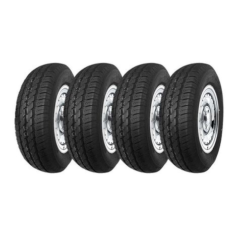 Set 4 Neumaticos 205/65R16 107/105T G326 Kingboss 8PR Ltr BLK CHN-0
