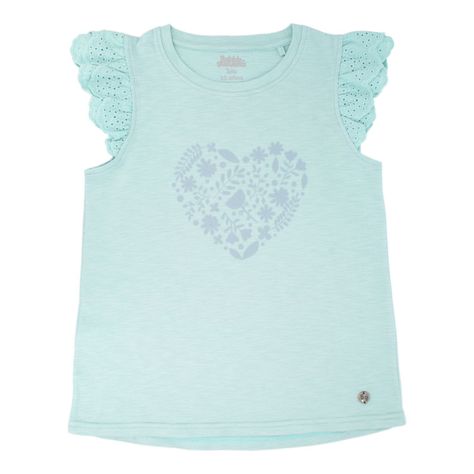 Polera Manga Corta Niña Bubblegummers Orquidea Verde-0