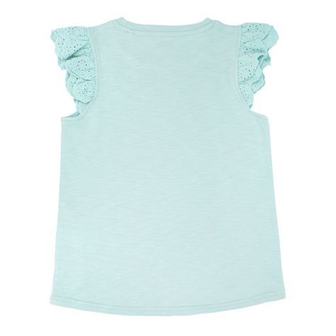 Polera Manga Corta Niña Bubblegummers Orquidea Verde-1