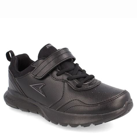 Zapatilla Escolar Unisex Power Wave Accent Negro-0