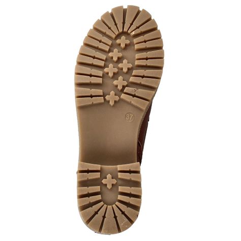 Botín Mujer Bata Cristi Caramel-6