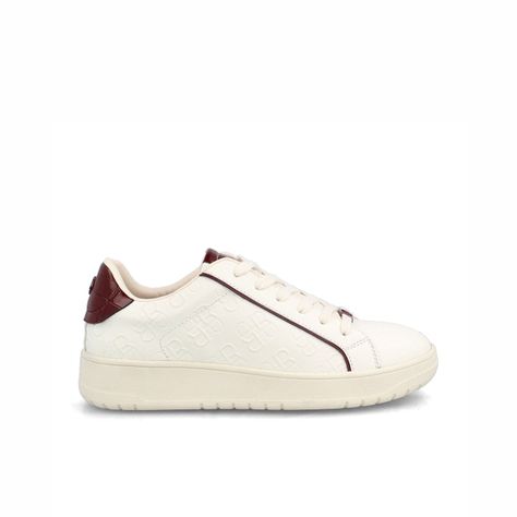 Zapatilla Mujer Bata Red Label Mia Blanco/Burdeo-0